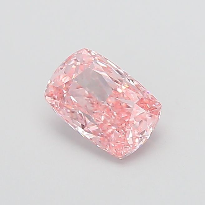1.42 CT Fancy Vivid Pink CUSHION MODIFIED