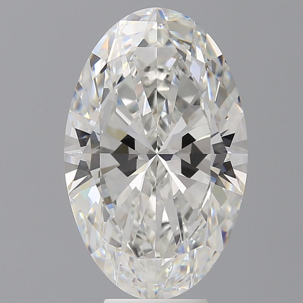 7.04 ct. oval Lab Grown Diamond front image