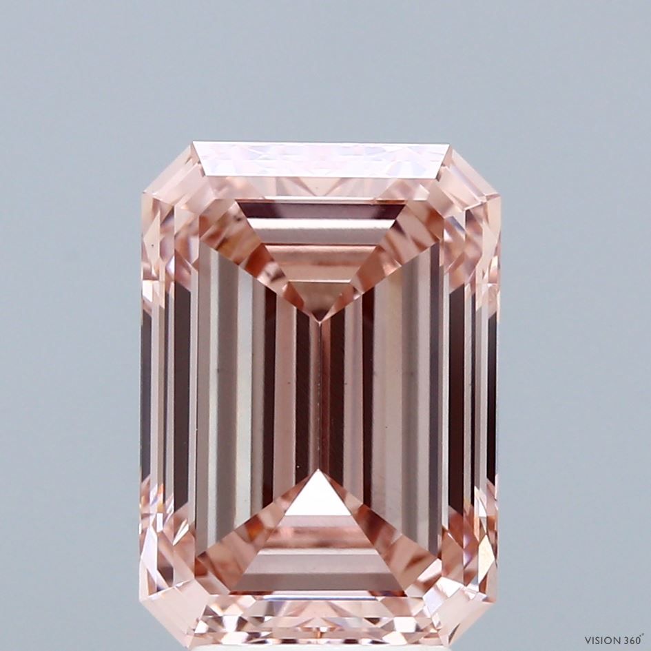 4.66 ct. emerald Lab Grown Diamond front image