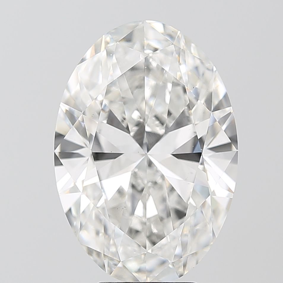 7.01 ct. oval Lab Grown Diamond front image
