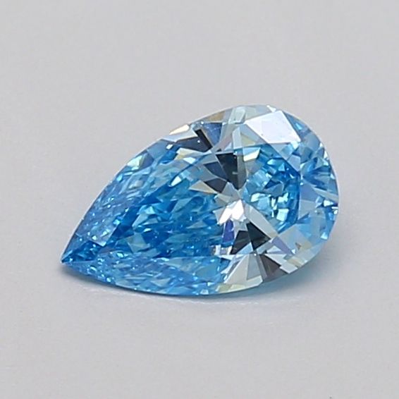 0.39 CT Fancy Vivid Blue PEAR