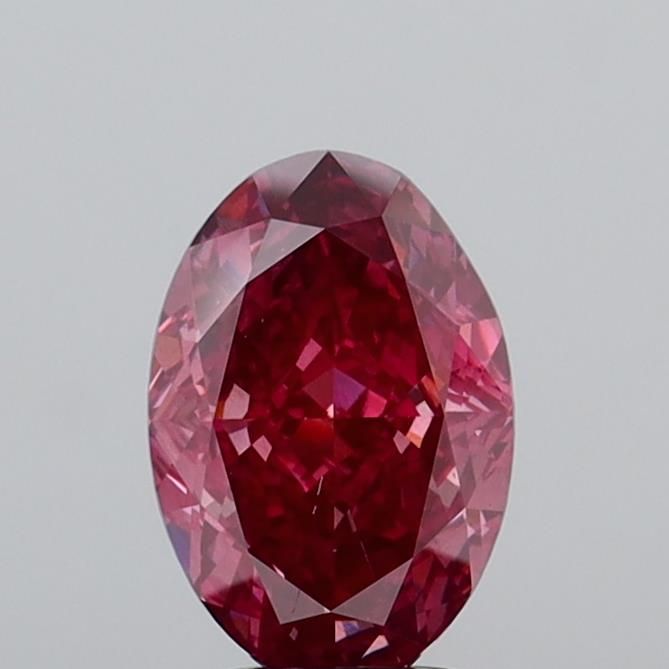 3.01 ct. oval Lab Grown Diamond front image