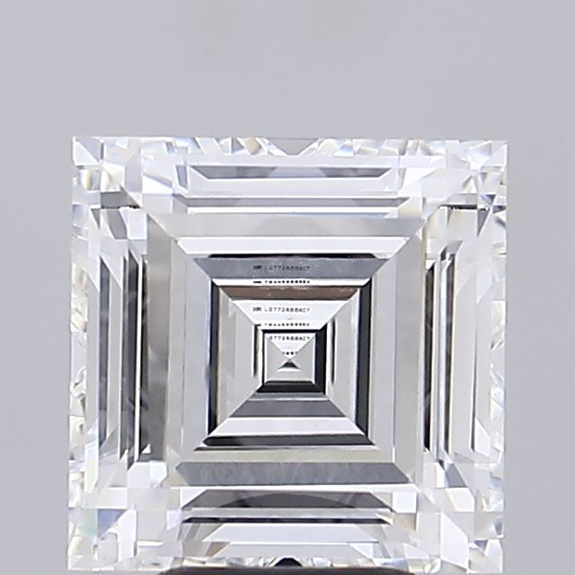 4.09 ct lab-grown Square radiant Diamond