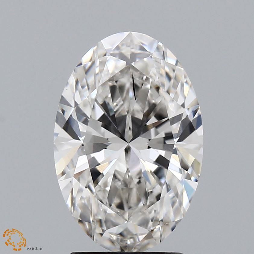 2.58 ct. oval Lab Grown Diamond front image
