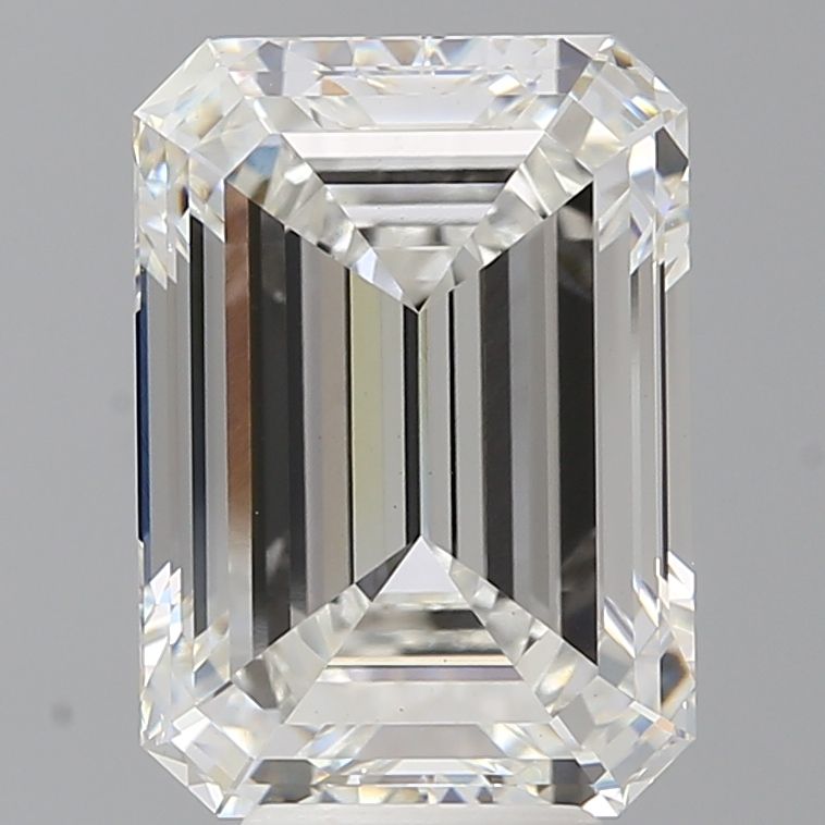 6.56 ct. emerald Lab Grown Diamond front image