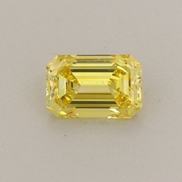 0.37 CT Fancy Intense Yellow EMERALD