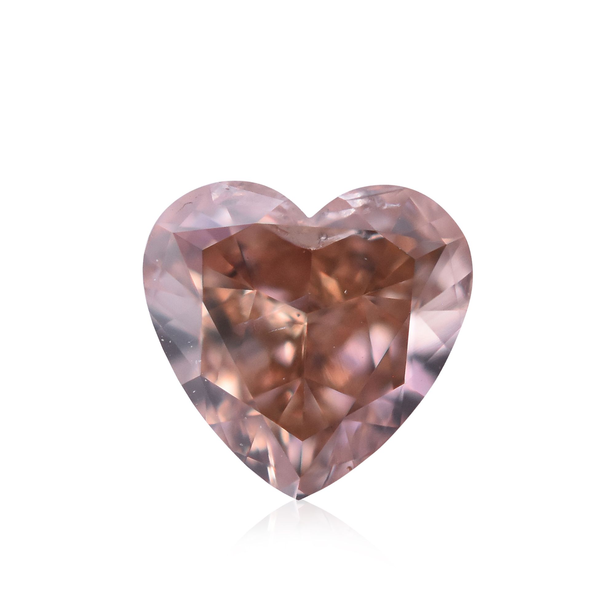 Diament 0.32 ct Fancy Brownish Orangey Pink/I1