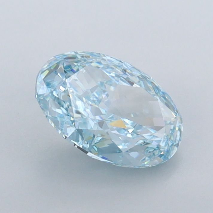 1.04 CT Fancy Vivid Blue OVAL
