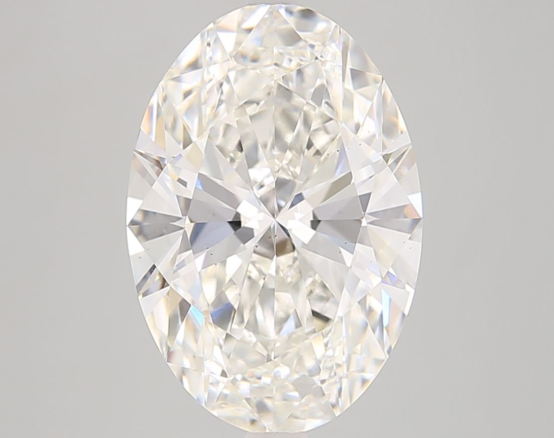 5.26 ct. oval Lab Grown Diamond front image