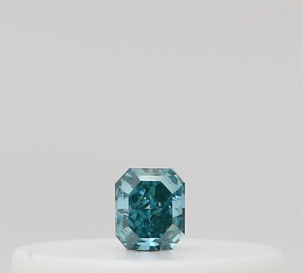 Diament 0.03 ct Fancy Deep Green Blue
