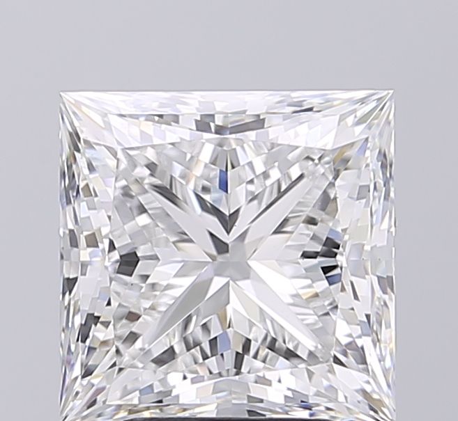 3.71 ct. princess Lab Grown Diamond front image