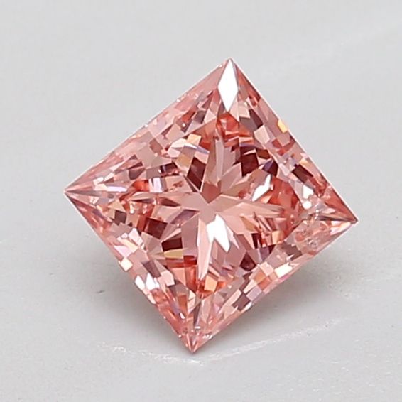 0.64 CT Fancy Vivid Pink PRINCESS