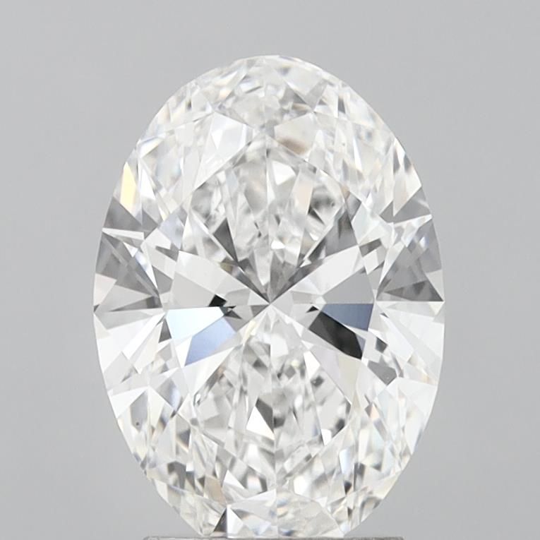 2.74 ct. oval Lab Grown Diamond front image