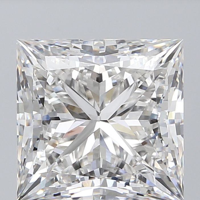 7.04 ct. princess Lab Grown Diamond front image
