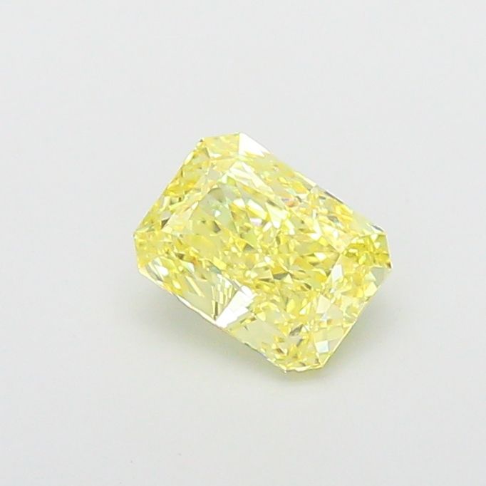 1.36 CT Fancy Yellow CUSHION MODIFIED