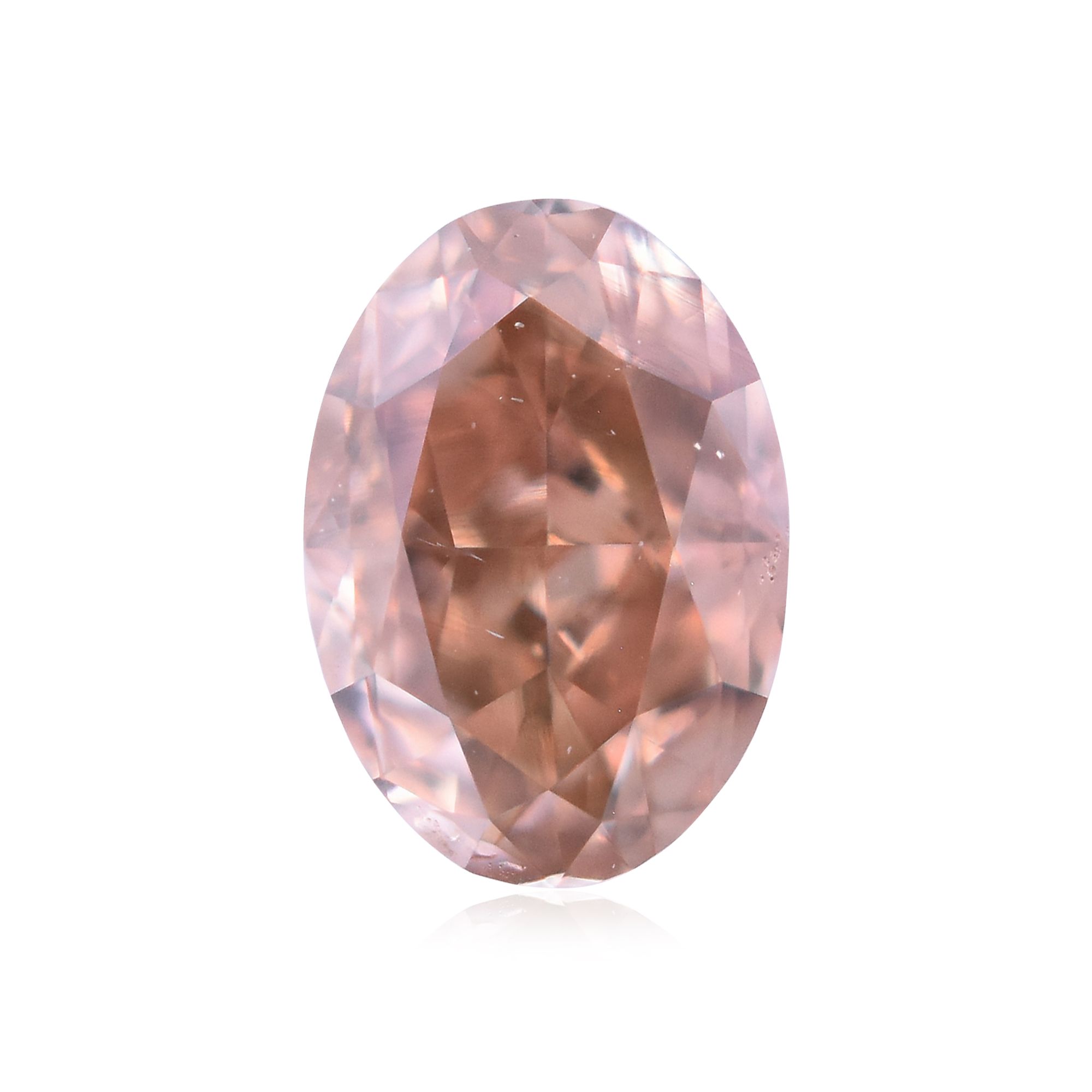 Diament 0.2 ct Fancy Brownish Orangey Pink/VS2