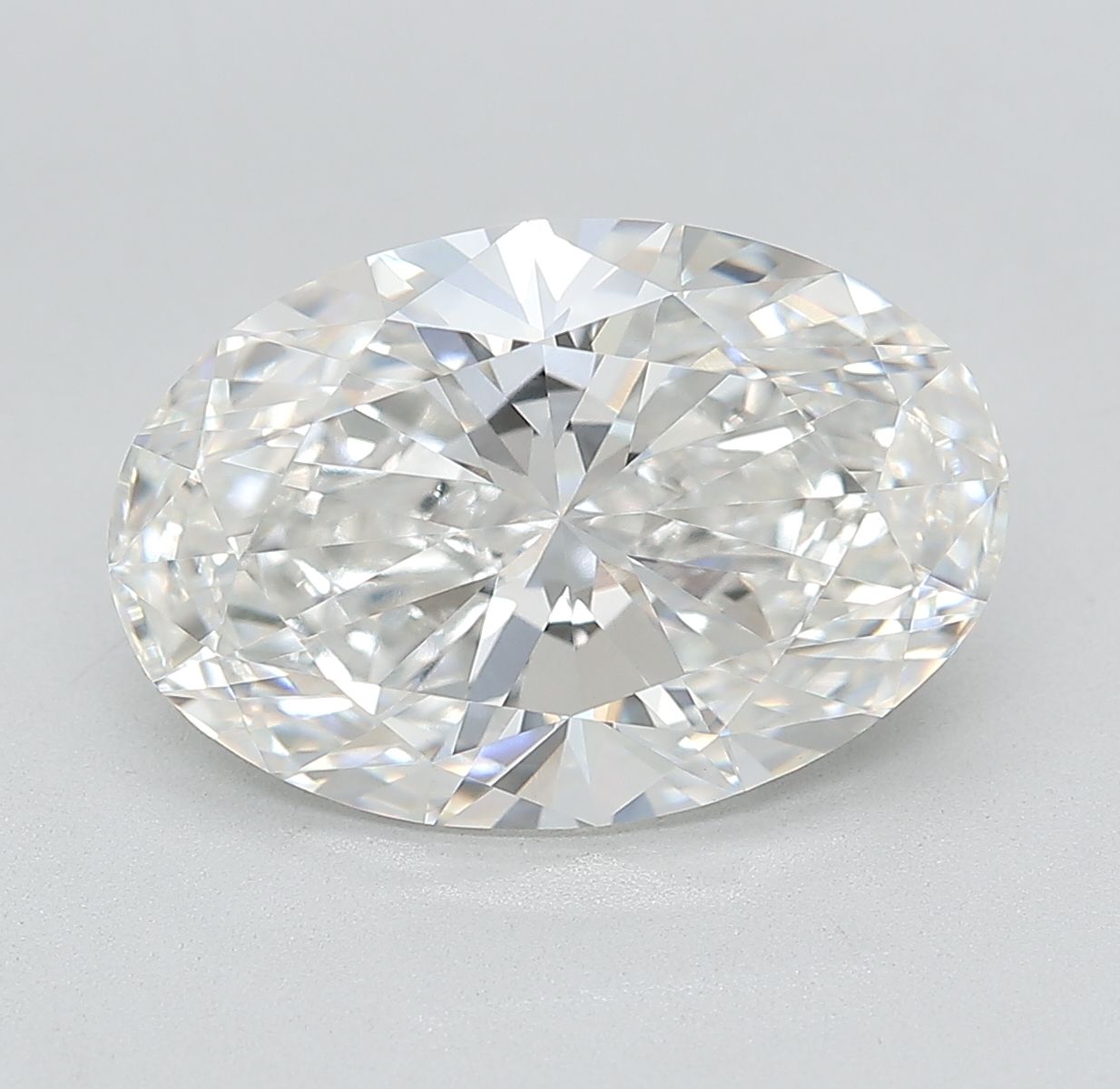5.52 ct. oval Lab Grown Diamond front image
