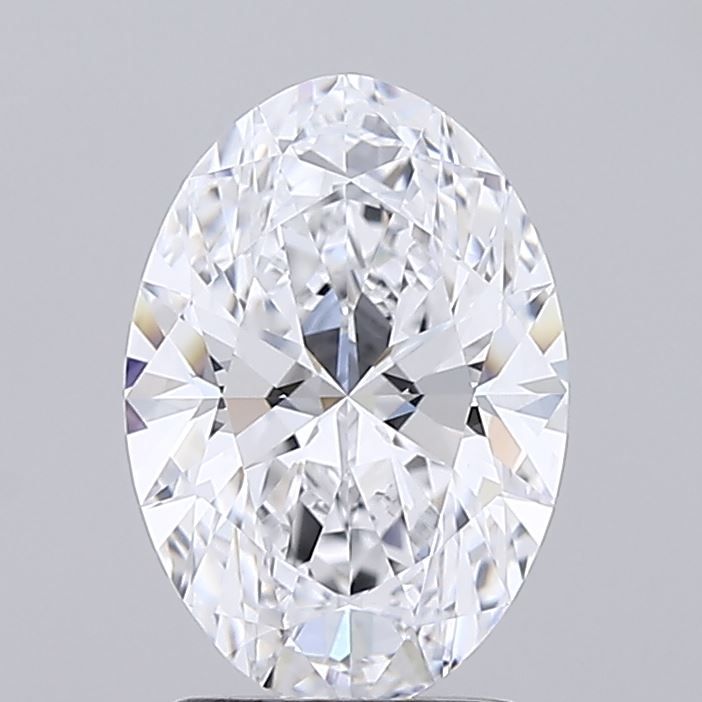 2.01 ct. oval Lab Grown Diamond front image