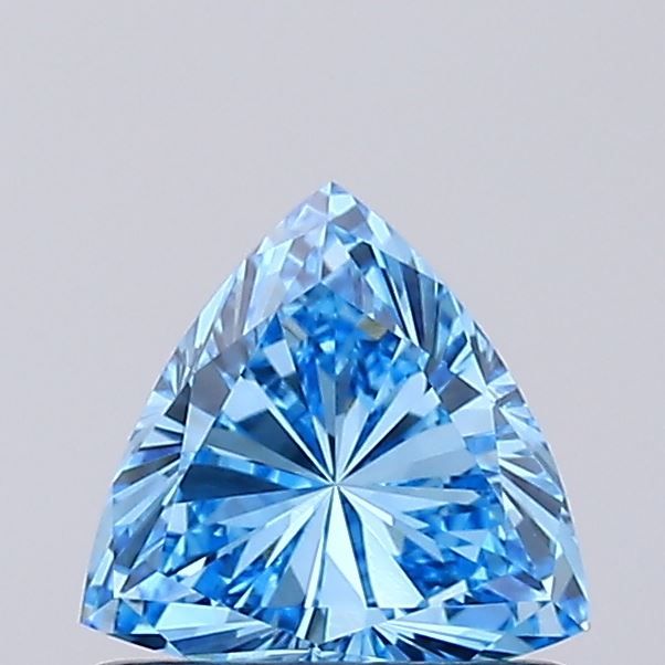 0.55 CT Fancy Vivid Blue TRIANGULAR