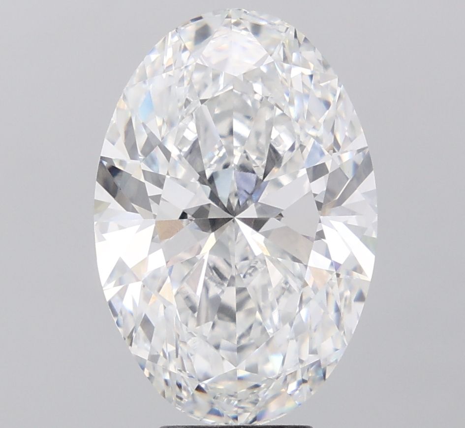 7.05 ct. oval Lab Grown Diamond front image