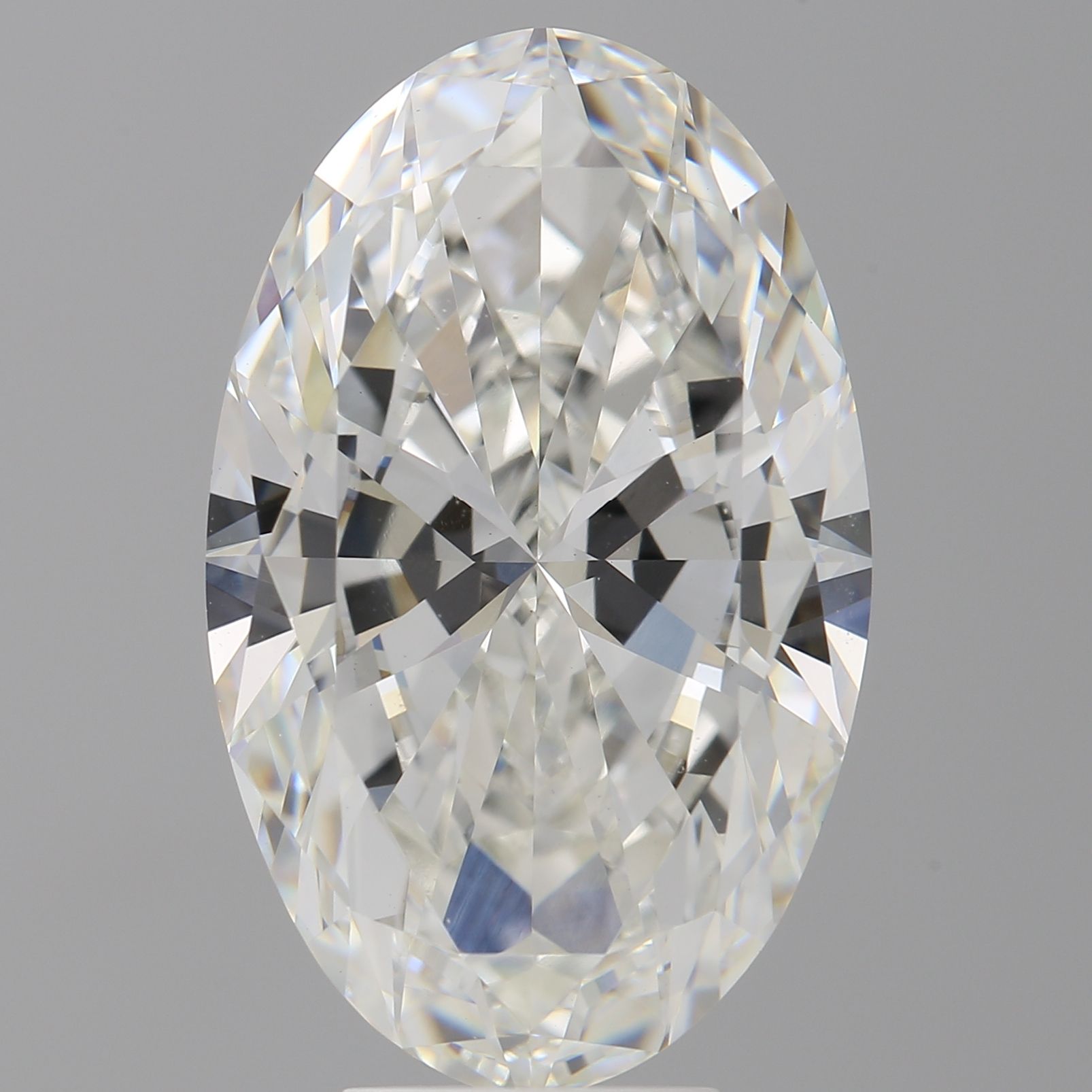 7.05 ct. oval Lab Grown Diamond front image