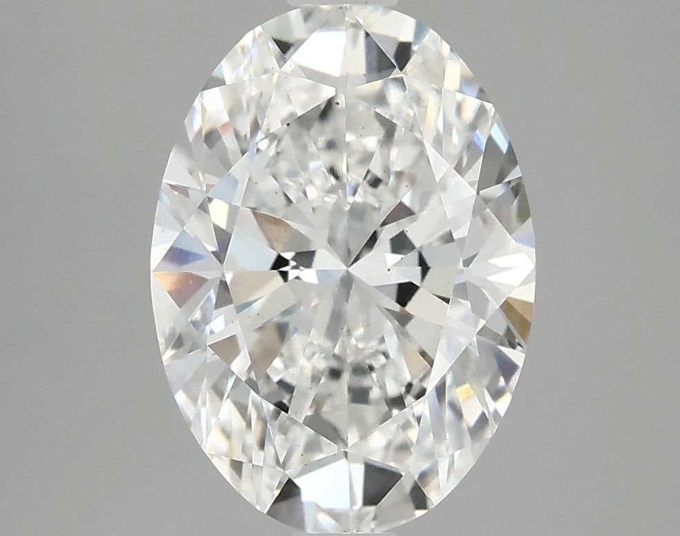 3.02 ct. oval Lab Grown Diamond front image