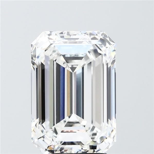 6.05 ct. emerald Lab Grown Diamond front image
