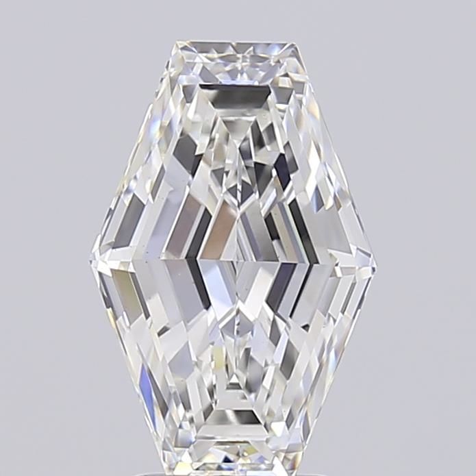 3.09 ct lab-grown Lozenge Diamond