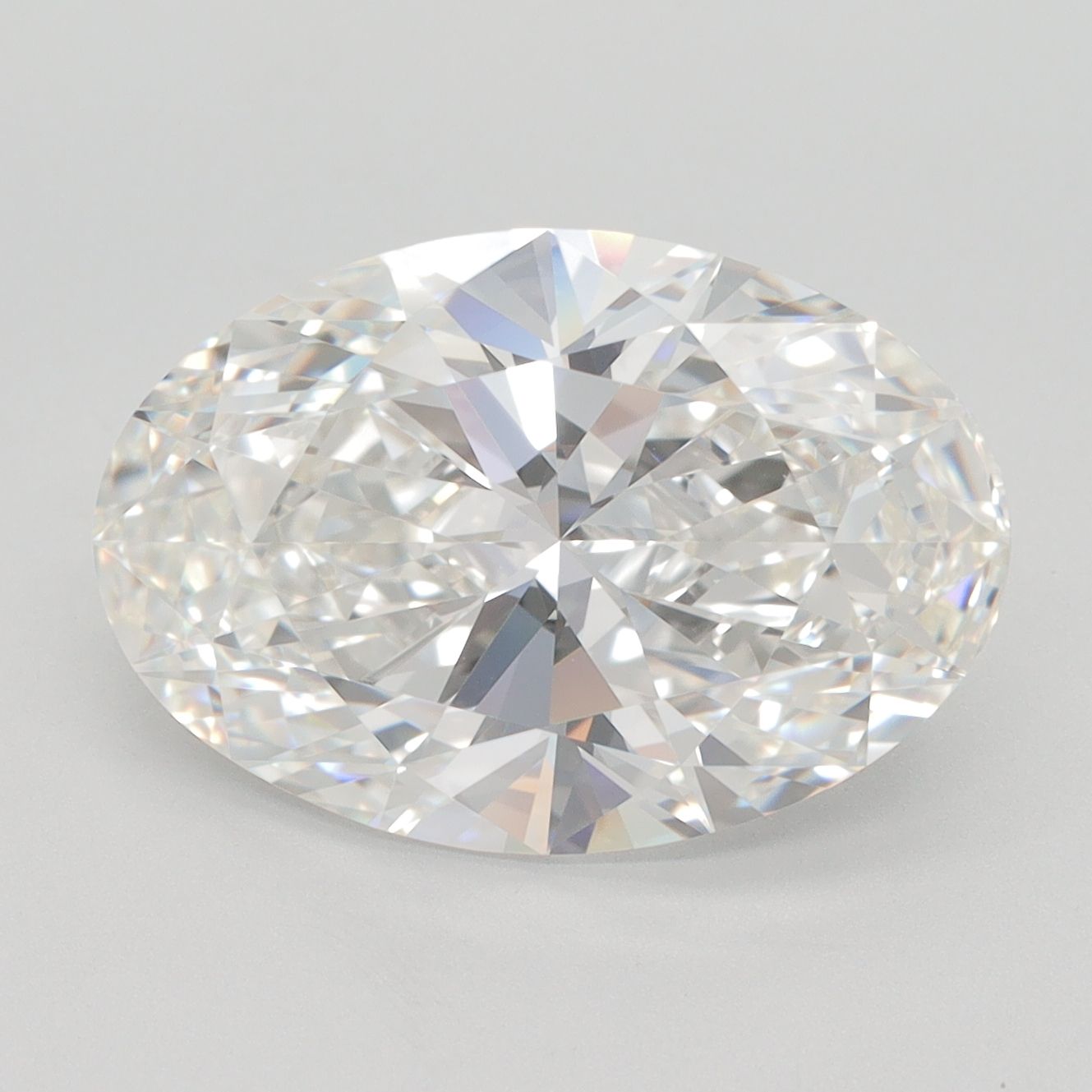 5.72 ct. oval Lab Grown Diamond front image