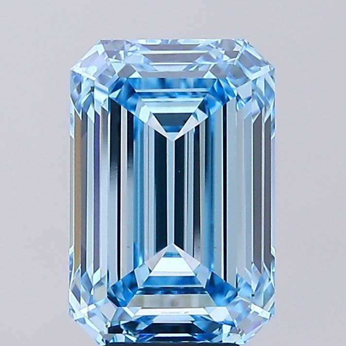6.04 ct. emerald Lab Grown Diamond front image