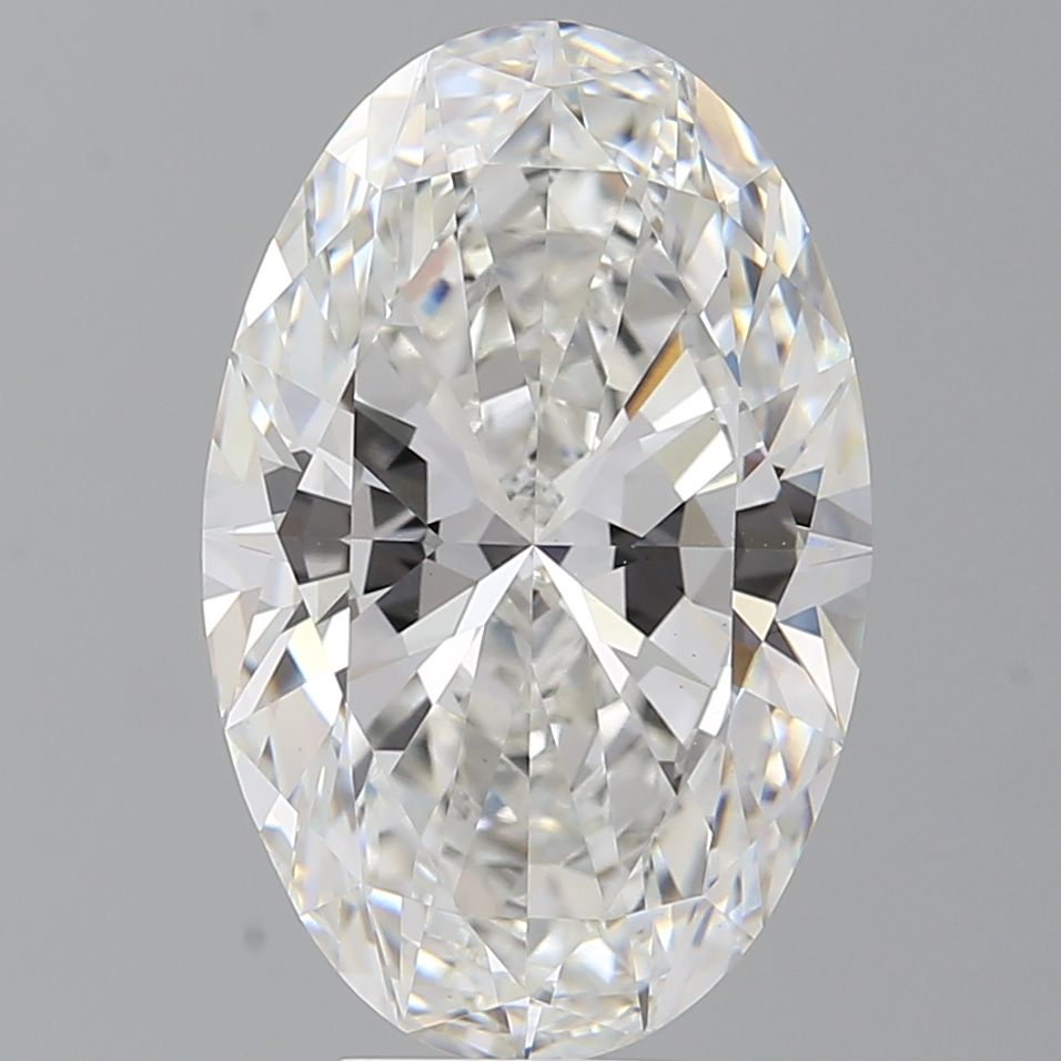 7.08 ct. oval Lab Grown Diamond front image