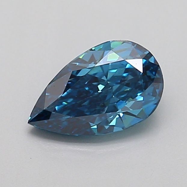 0.82 CT Fancy Vivid Blue PEAR
