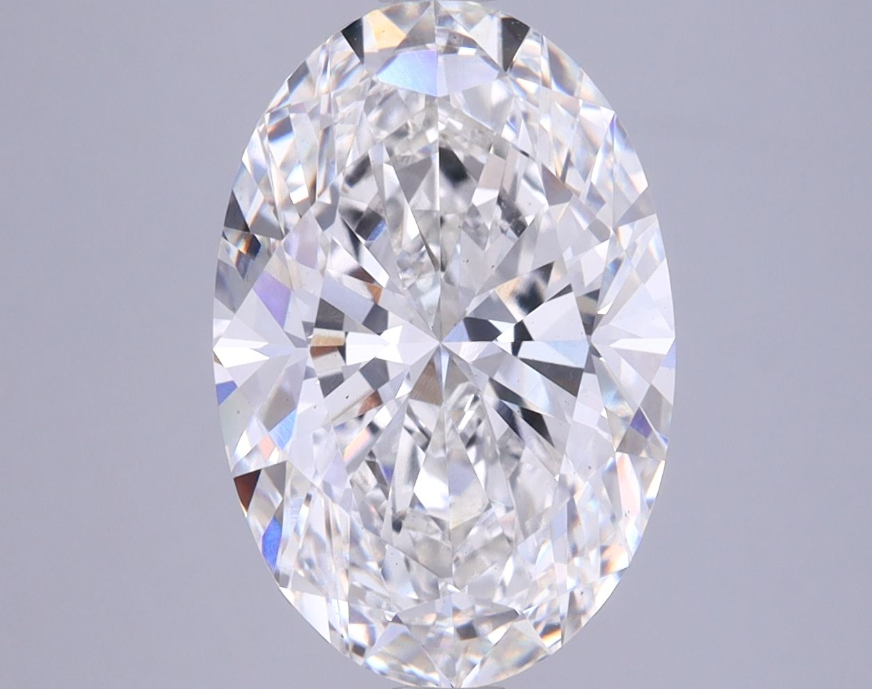 4.66 ct. oval Lab Grown Diamond front image