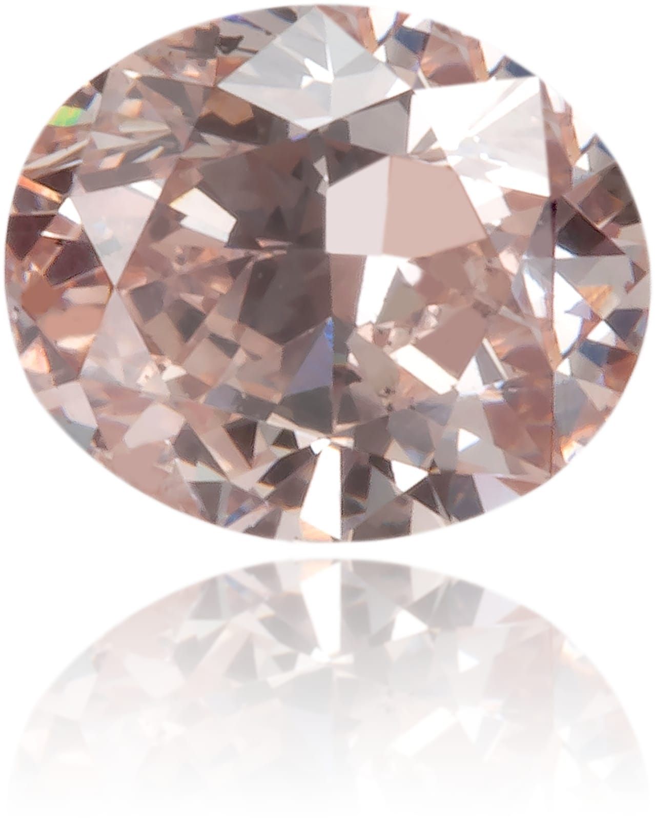 Diament 0.25 ct Fancy Orangey Pink/I1