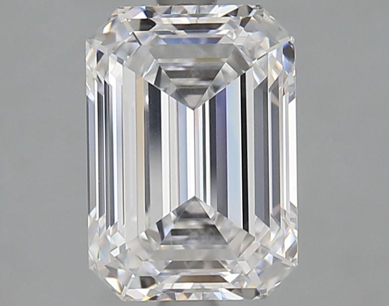 Diamant Émeraude 3.01 ct - Couleur D - Pureté VVS1