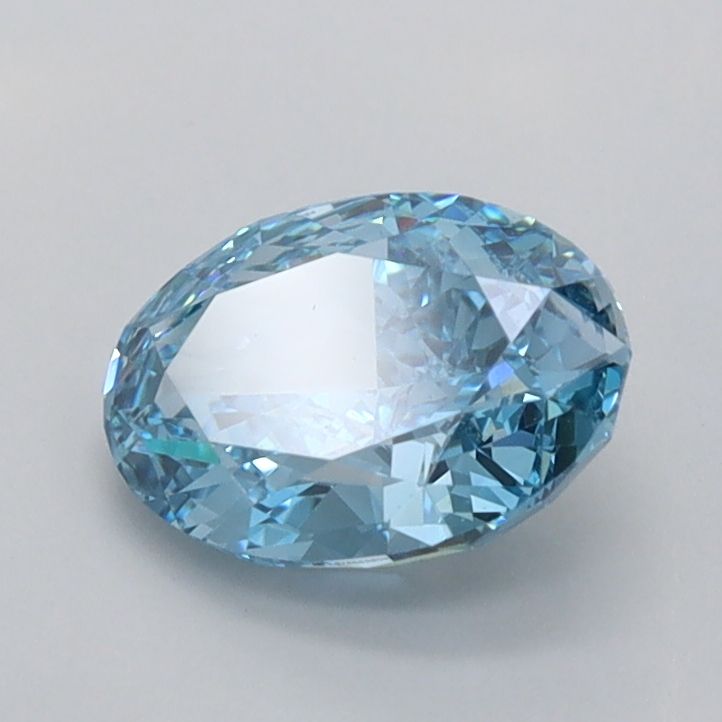 1.06 CT Fancy Vivid Blue OVAL