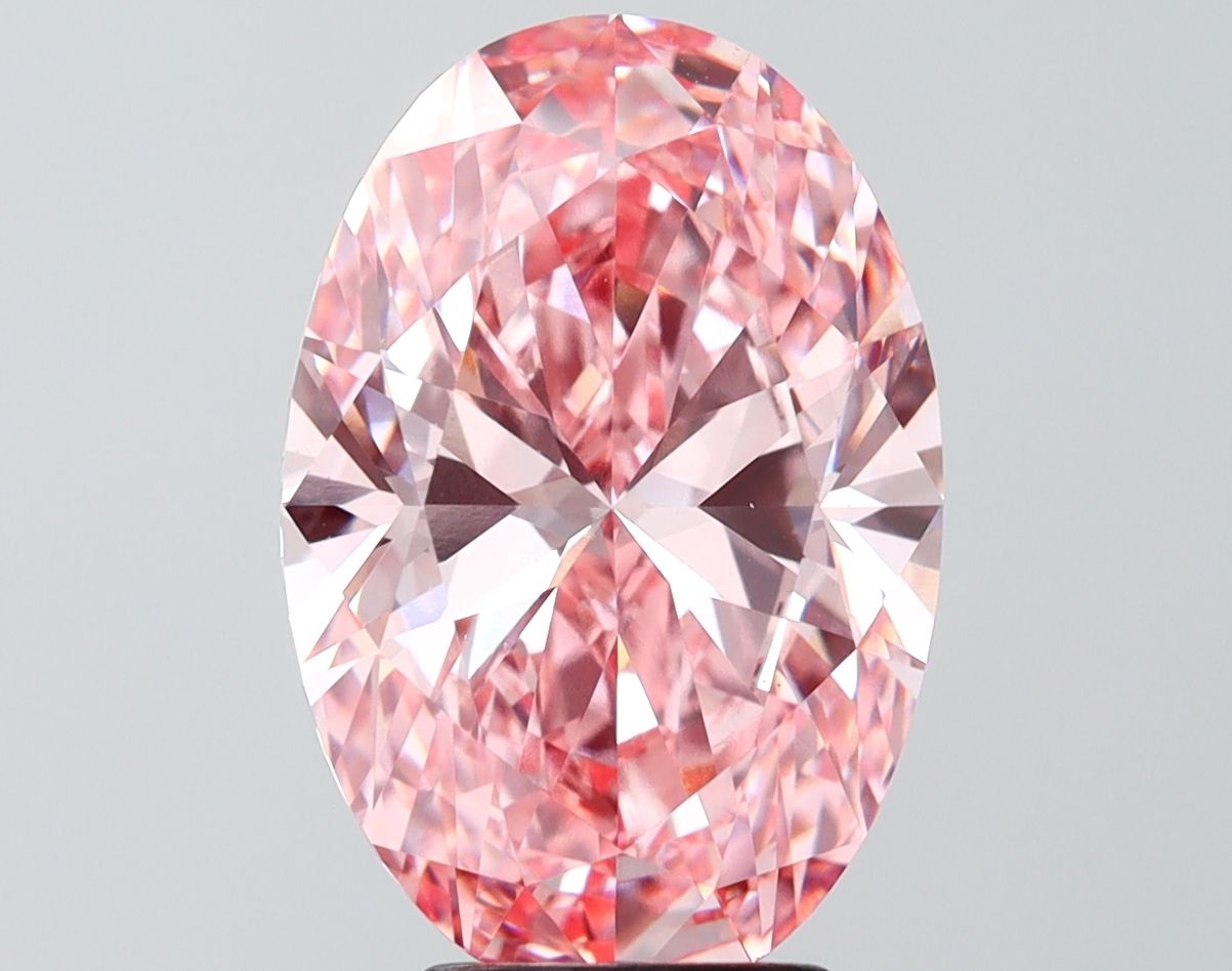 5.01 ct. oval Lab Grown Diamond front image