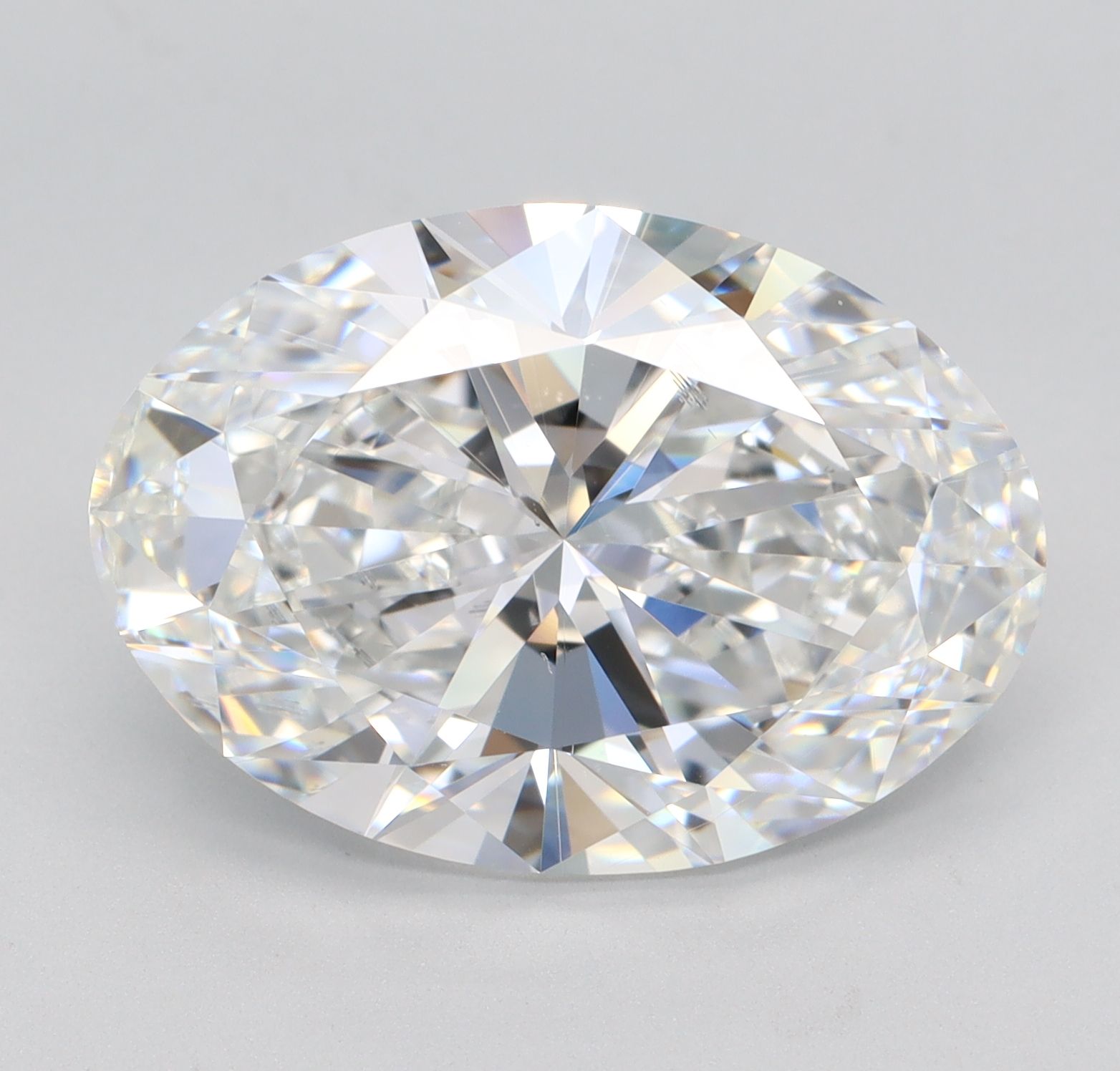 7.01 ct. oval Lab Grown Diamond front image