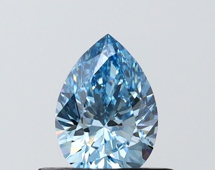0.67 CT Fancy Vivid Blue PEAR
