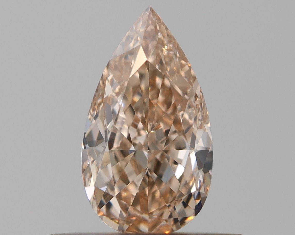 Diament 0.42 ct Fancy Orange Brown/VS2