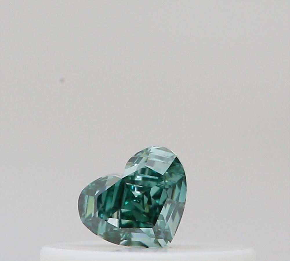 Diament 0.15 ct Fancy Deep Blueish Green/I1