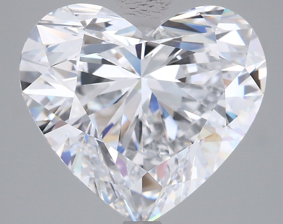 5.66 carat d FL EX Cut IGI heart diamond