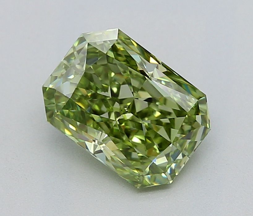 1.02 CT Fancy Vivid Green RADIANT