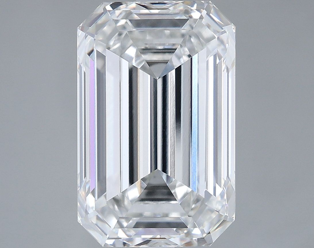 6.07 ct. emerald Lab Grown Diamond front image