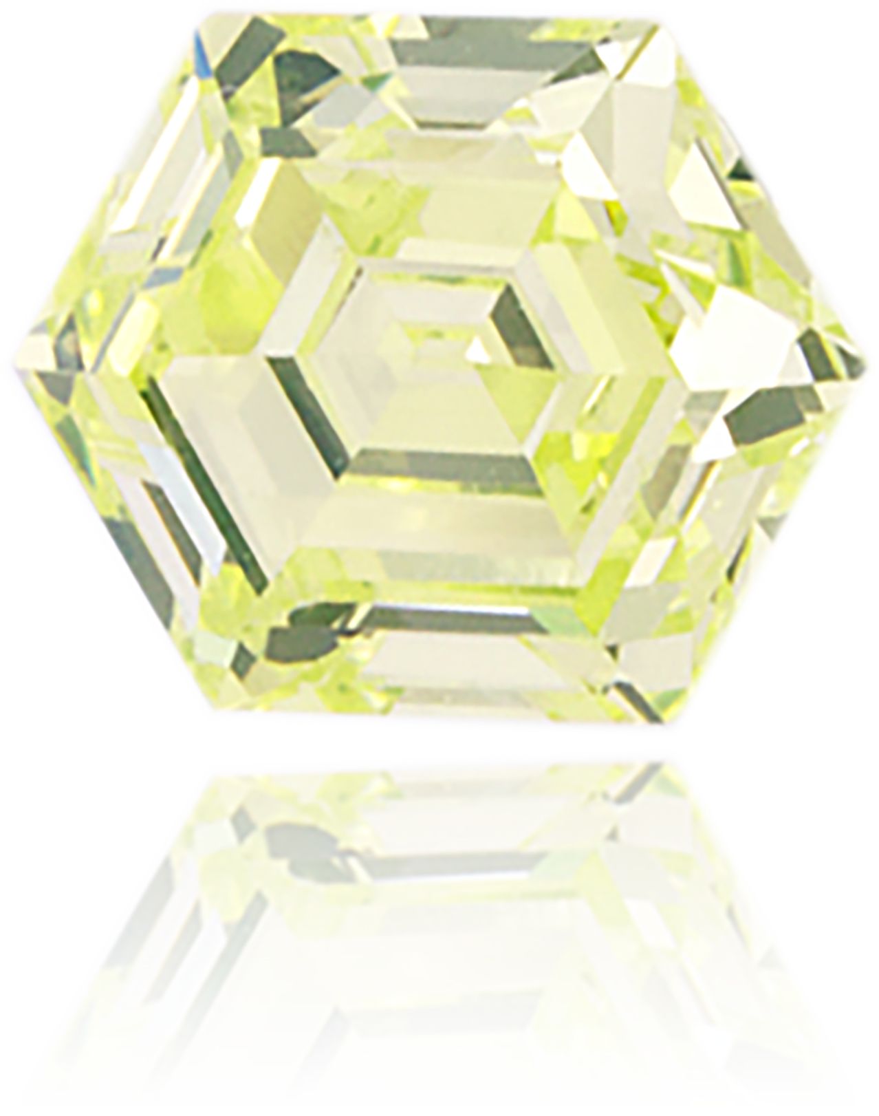 Diament 0.63 ct Fancy Greenish Yellow/SI2