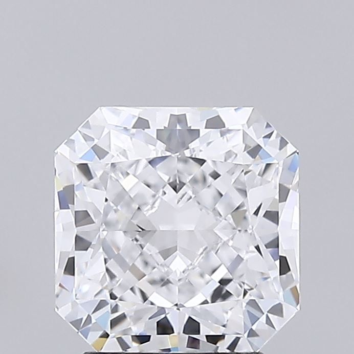 2.1 ct lab-grown Square radiant Diamond