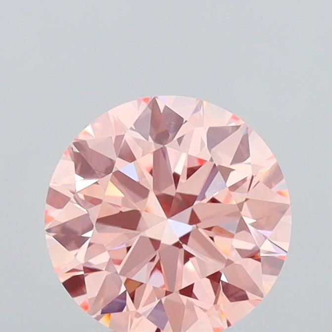 1.79 CT Fancy Intense Orangey Pink ROUND