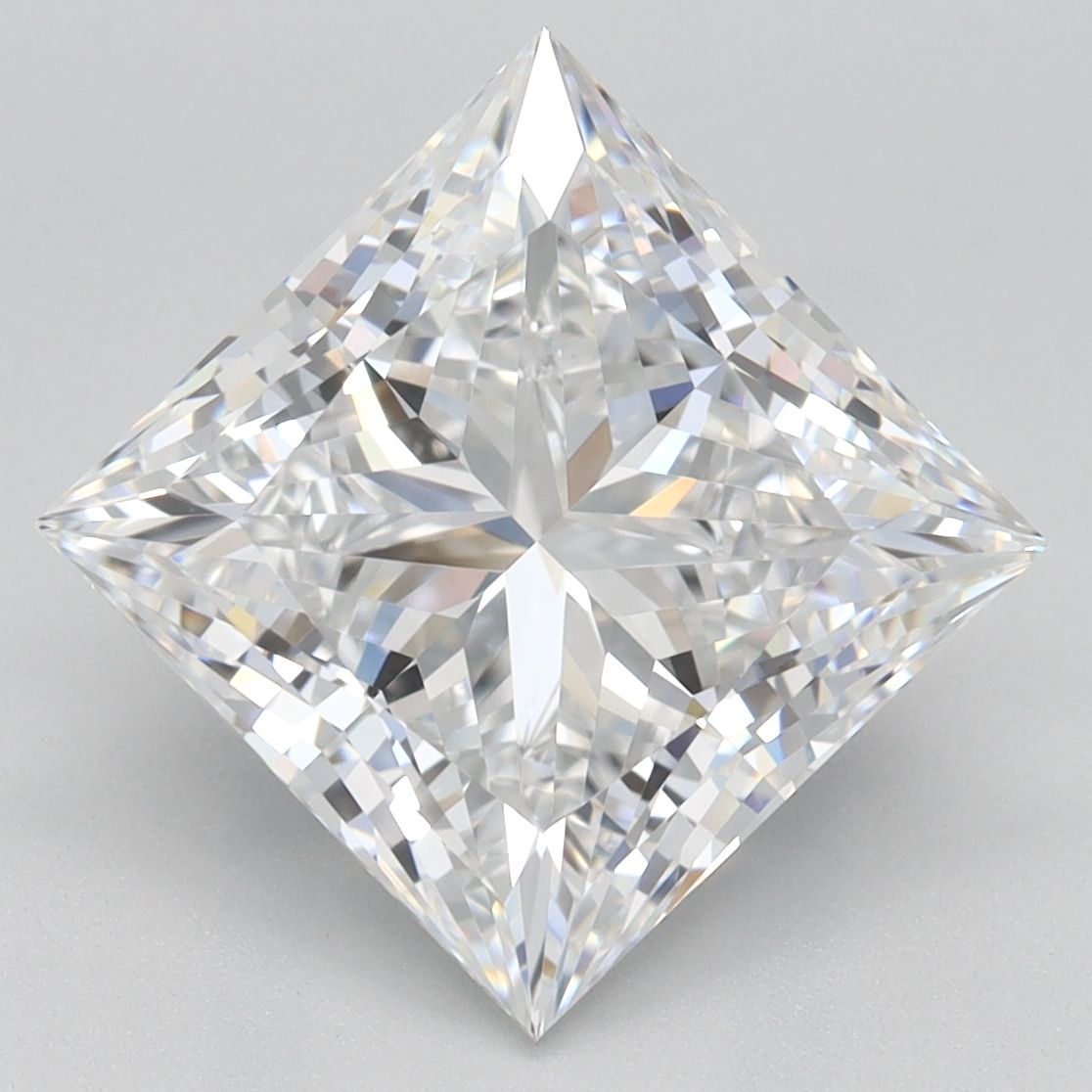4.18 ct. princess Lab Grown Diamond front image
