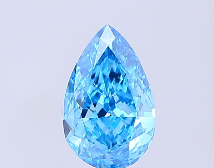 1.08 CT Fancy Vivid Blue PEAR