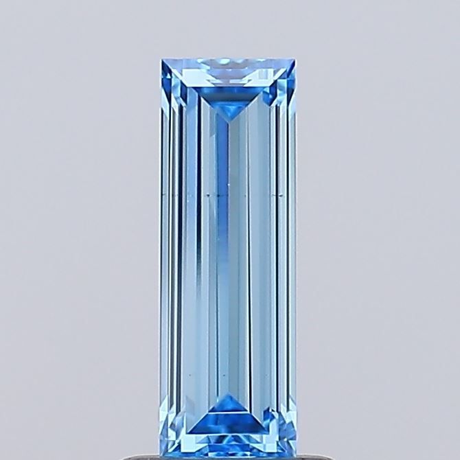 1.03 CT Fancy Vivid Blue BAGUETTE